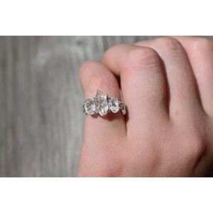 Engagement rings, raw diamond ring, raw stone ring, alternative engagement ring,